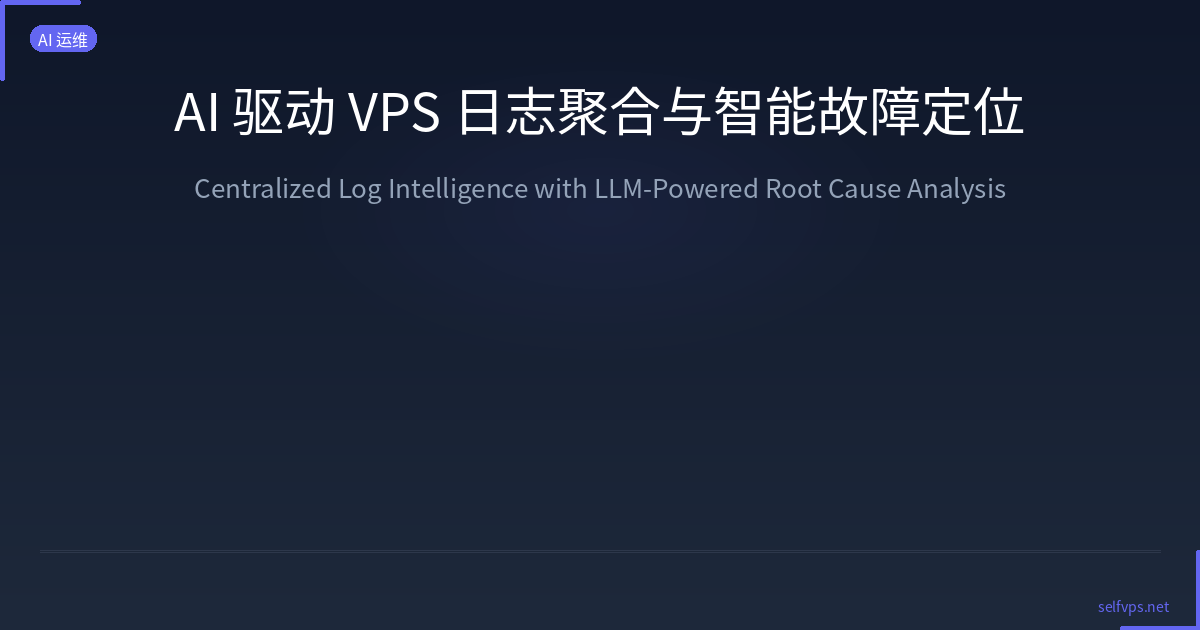 AI 驱动 VPS 日志聚合与智能故障定位：让多机日志成为可查询的知识库