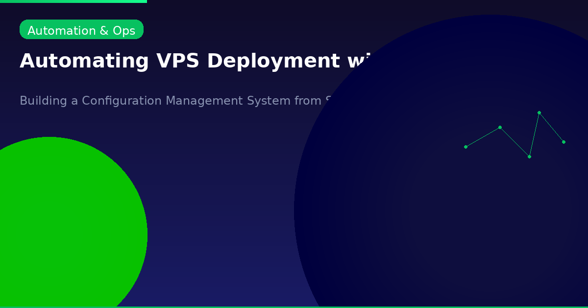 用 Ansible 实现 VPS 批量自动化部署：从零搭建配置管理系统
