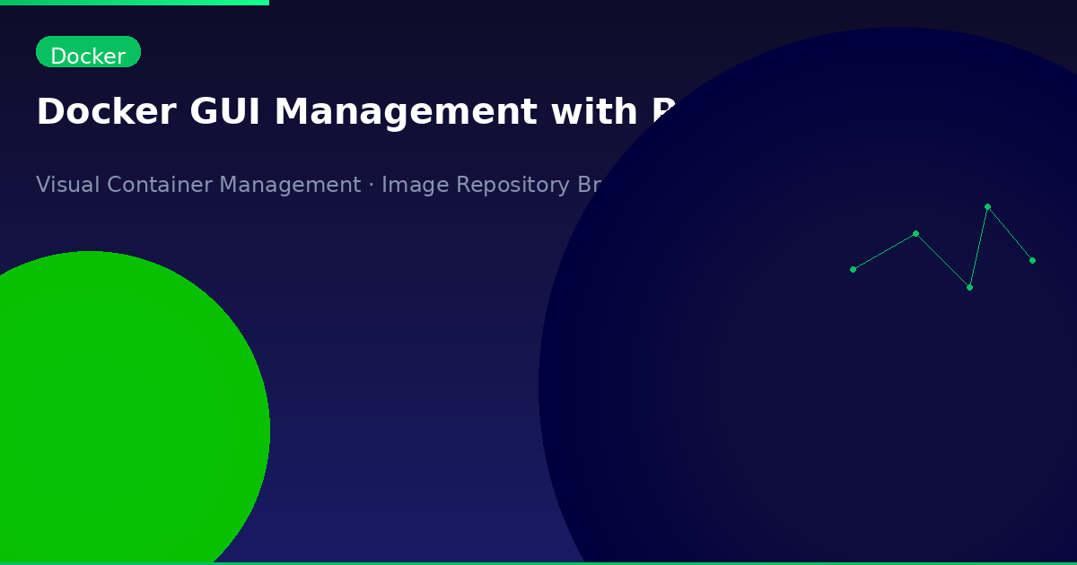 Featured image of post Docker GUI Management with Portainer: Complete Setup & Guide